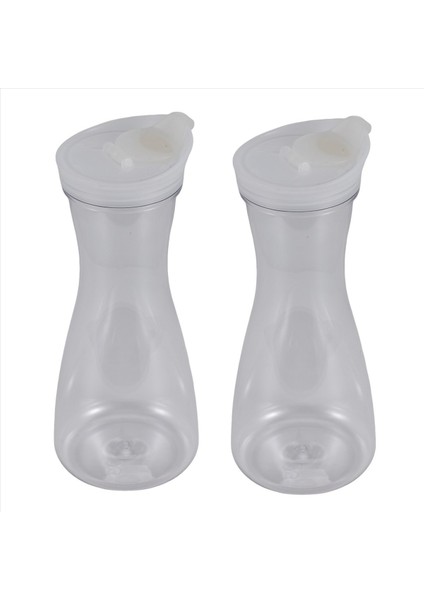 2pcs 0.6l Beyaz Flip Sekme Kapaklı Plastik Su Kartalları - Gıda Sınıfı ve Geri Dönüştürülebilir Paramparça Sürahi - Meyve Kartı Kavanozu (Yurt Dışından) fırsatları