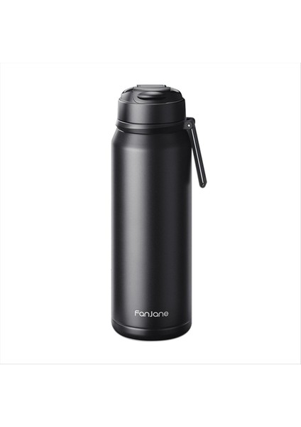 Fanjane Vakum Yalıtımlı Paslanmaz Çelik Su Şişesi Saman ve Taşıma Sökümlü, Sızıntı Kanıtı, Bulaşık Makinesi Güvenli, Kış Gündönümü B (Yurt Dışından)