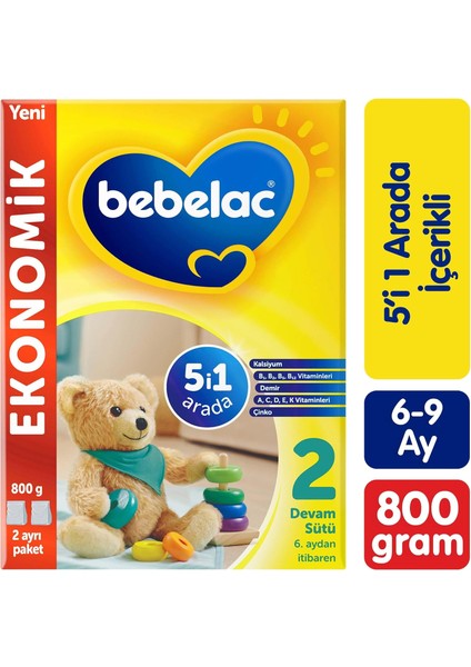 Bebelac 2 Devam Sütü 800 G 6-9 Ay modelleri