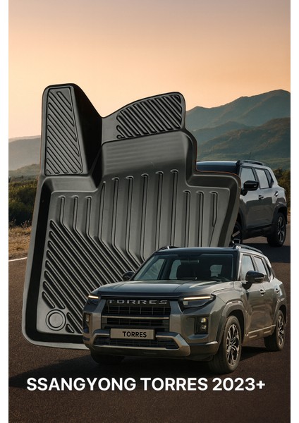 Ssangyong Torres 2023+ Uyumlu 3D Oto Paspas Premium fiyatları