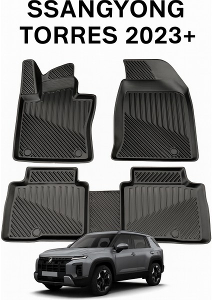 Ssangyong Torres 2023+ Uyumlu 3D Oto Paspas Premium modelleri