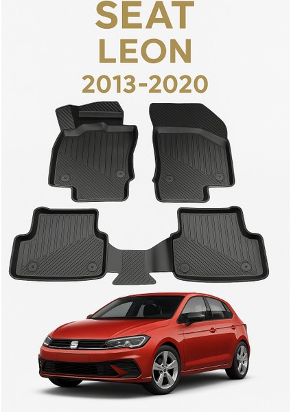 Seat Leon 2013-2020 Uyumlu 3D Oto Paspas Premium fırsatları