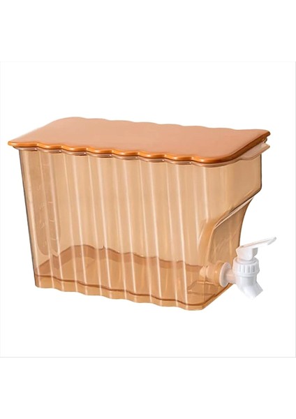 Musluk Mühürlü Ev Suyu Şişesi Buzdolabı ile Soğuk Su Ket Izleni Meyve Çayı Çiçek Çayı Turuncu Için Soğuk Su Isıtıcısı (Yurt Dışından)