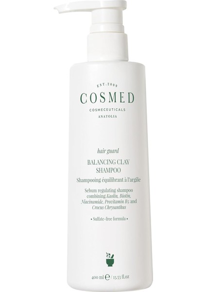 Cosmed Ince Telli ve Yağlı Saçlar Için Sülfatsız Tuzsuz Kil Şampuanı