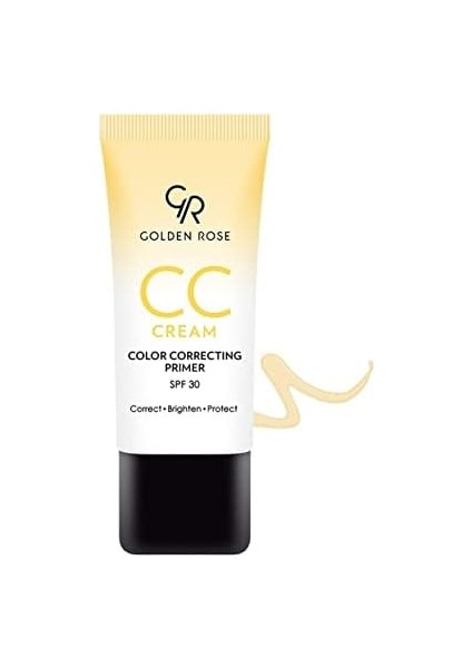 Golden Rose cc Cream Color Correcting Primer Yellow(Sari) 1 Paket modelleri
