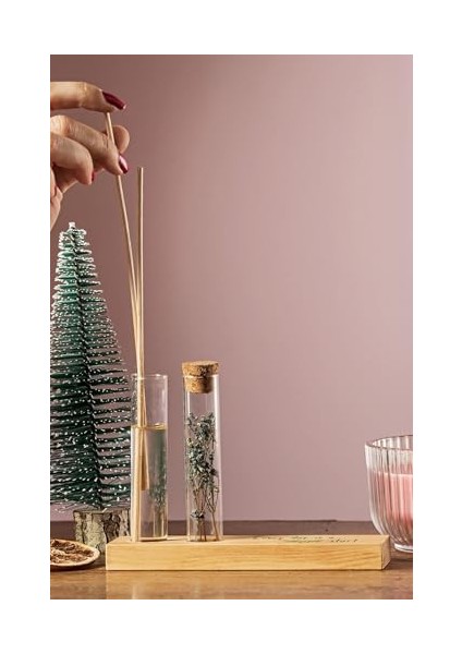 Tasarımlı Dekoratif Set - Bambu Oda Kokusu Şişesi modelleri