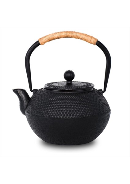 Dökme Demir Çay Potu - Soba Üstü Için Infüzer ve Emaye Iç Mekan, 1.2l/40 Oz ile Sicim Saplı Çaydanlık Su Isıtıcısı (Yurt Dışından)