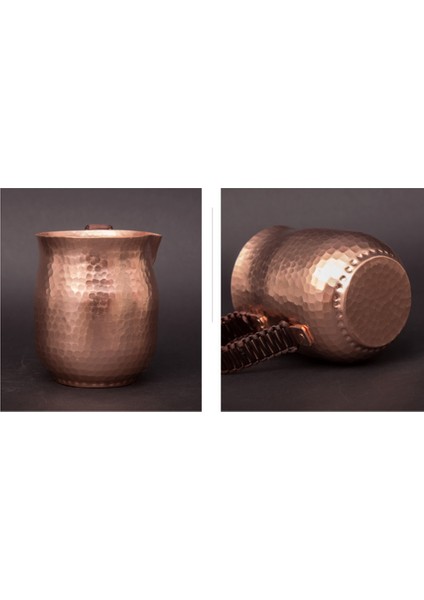 800ML Saf Bakır Latte Sürahi Sıcak Süt Kupası Bakır Kupa Su Porsuları Kumbaşları Hammer El Sanatları Içki Sofra Takımı (Yurt Dışından) fırsatları