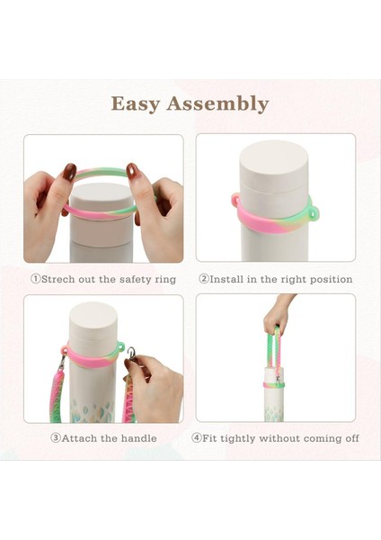 Su Şişesi Tutağı Uygun 8-40 Oz Şişe, Silikon Su Şişesi Tutuk Kayışı, Elastik Su Şişesi Kayışları (Yurt Dışından) indirimleri