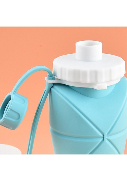 600ML Silikon Katlanabilir Su Şişesi Taşınabilir Sıcaklık Bardak Açık Hava Kamp Seyahat Malzemeleri Yumuşak Su Şişesi, A (Yurt Dışından) fırsatları