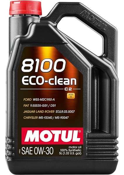 8100 Eco-Clean 0W30 5 Litre Motor Yagi