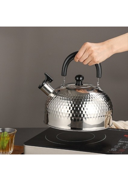 3l Düdük Çaydanlık Büyük Kapasiteli Vintage Su Isıtıcısı Mutfak, Gaz Sobası, Indüksiyon Ocak A Için Uygun (Yurt Dışından) modelleri