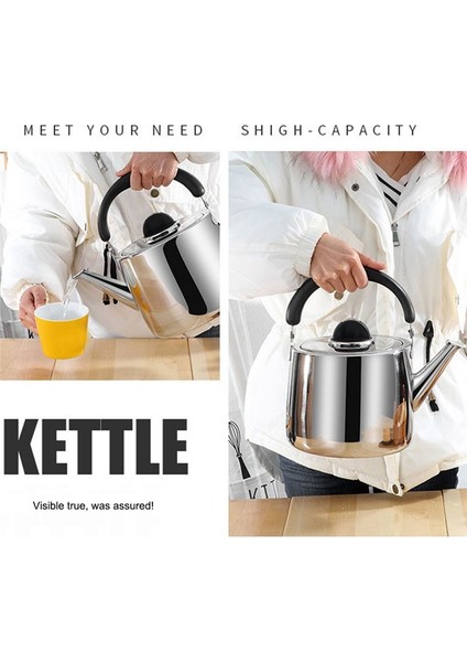 3l Kalınlaştırılmış Düdük Su Isıtıcısı Paslanmaz Çelik Hızlı Isıtma Kaynar Su Pot Çay Su Isıtıcısı (Yurt Dışından) indirimleri