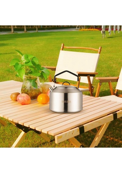 Kamp Kettle Açık Kahve Pot Sofra Piknik Seti Malzemeler Kamp Çaydan Tapı Seyahat Ocak 1500ML (Yurt Dışından) indirimleri