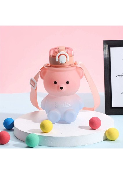 Bearent Gradent Sevimli Su Bardağı Yaz Değerli Kızlar Plastik Bardaklar Çocuk Portatif Saman Bardaklar Büyük Kapasiteli Su Isıtıcısı (Yurt Dışından) fiyatları