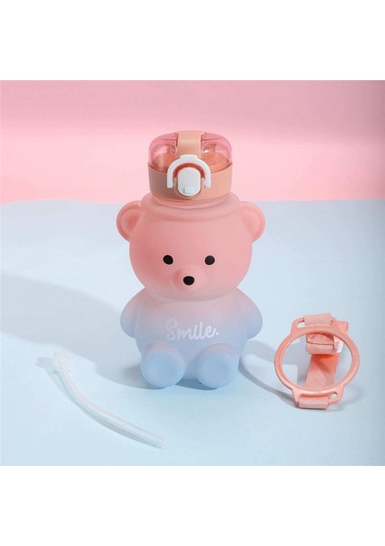 Bearent Gradent Sevimli Su Bardağı Yaz Değerli Kızlar Plastik Bardaklar Çocuk Portatif Saman Bardaklar Büyük Kapasiteli Su Isıtıcısı (Yurt Dışından) modelleri