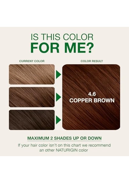 Naturigin Organik Içerikli Saç Boyası 4.6 Bakır Kahverengi fiyatları