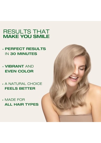 Naturigin Organik Içerikli Saç Boyası 10.2 Çok Açık Kül Sarısı modelleri