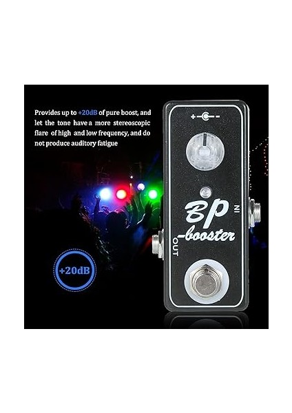Mosky O Mini Gitar Pedalları Bp Booster Clean Boost Efekt Tipi Gitar Bas Elektro-Akustik Ürünler Için Gerçek Bypass Anahtarlama fiyatları
