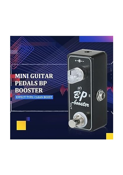 Mosky O Mini Gitar Pedalları Bp Booster Clean Boost Efekt Tipi Gitar Bas Elektro-Akustik Ürünler Için Gerçek Bypass Anahtarlama modelleri