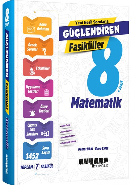 8.sınıf Güçlendiren Fasiküller Matematik (Güncel Marif Model)