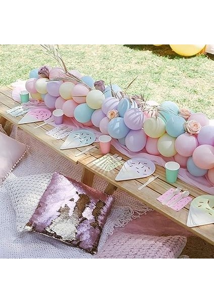 magnet 50 adet makaron balon - karışık soft renk pastel balon - kargo modelleri