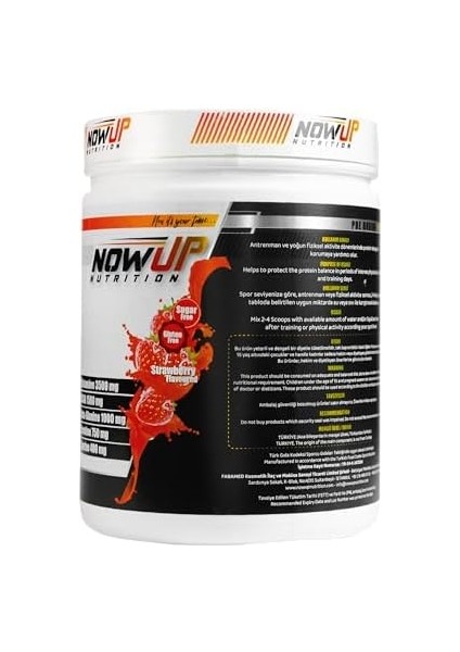 Nowup Nutrıtıon Post-Workout 360 gr – Kas Onarımı, Hızlı Toparlanma ve Spor Performansı Için Antrenman Sonrası Takviye – Çilek Aromalı - 30 Servis modelleri