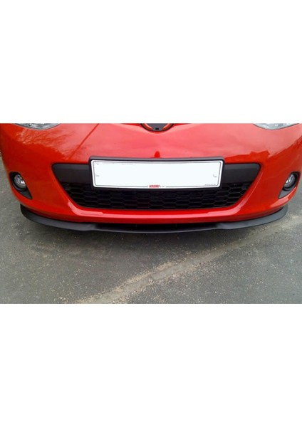 Mazda 2 2011-2014 Uyumlu Evrensel Universal 3 Parça Cupra Kupra Ön Ek Tampon Dili Lip Esnek Karlık modelleri