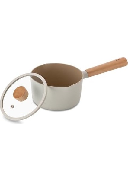 Fıka Ocak Üstü ve Indüksiyon Için Süt Tavası | Ahşap Sap ve Cam Kapak | Kore&apos;de Üretilmiştir (6 Inç / 1,5 Qt) fiyatları
