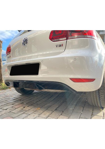 Volkswagen Golf 6 Gtı Difüzör (Plastik) 2009-2012 Parlak Siyah fırsatları