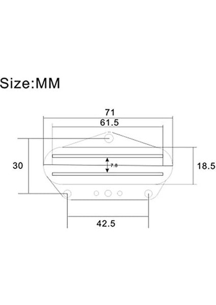 Gitar Pikap 4 Gitar Çift Hot Rail Bobin Humbucker Gitar Parçaları indirimleri