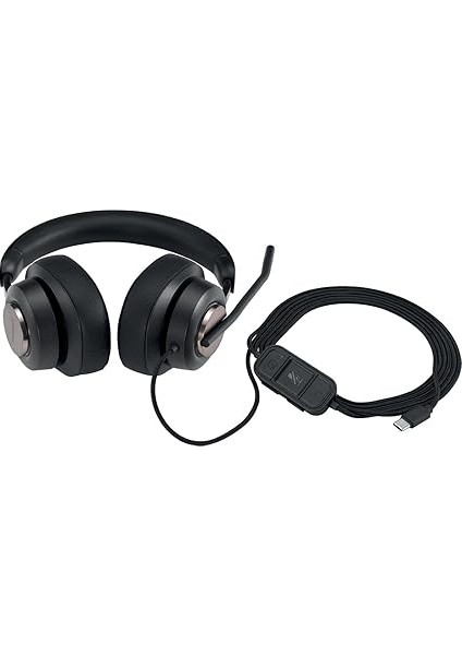 H2000 Kulak Üstü Usb-C Mikrofonlu Kulaklık, Windows ve Mac Uyumlu, Gürültü Önleme, Tak ve Çalıştır Bilgisayar Kulaklığı, Uzun 1,8 M Kablo, K83451WW fırsatları