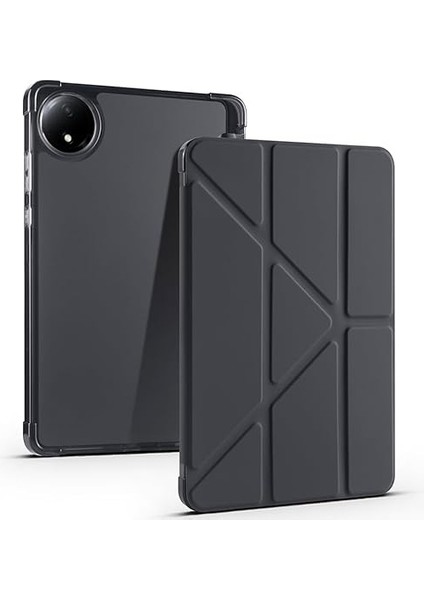 Xiaomi ile Uyumlu Redmi Pad Se 8.7 Kılıf Zore Tri Folding Kalem Bölmeli Standlı Kılıf Siyah fiyatları
