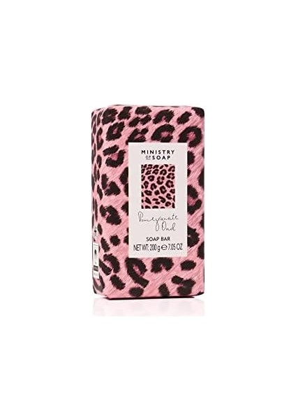 Ministry Of Soap Sabun Bar Wild Side Pink Leopard Pomegranate & Oud 200 gr