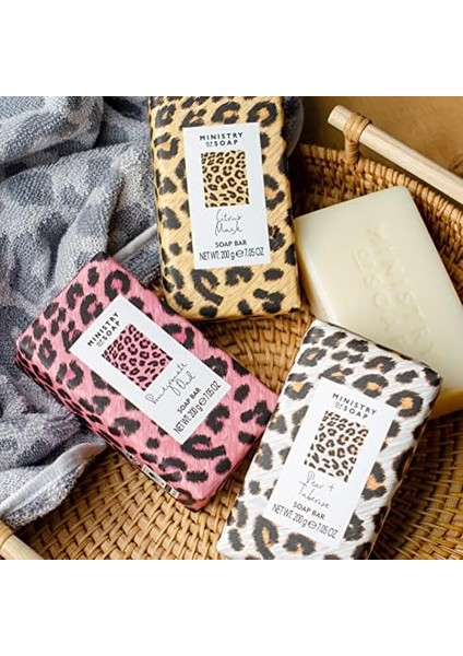 Ministry Of Soap Sabun Bar Wild Side Pink Leopard Pomegranate & Oud 200 gr fiyatları
