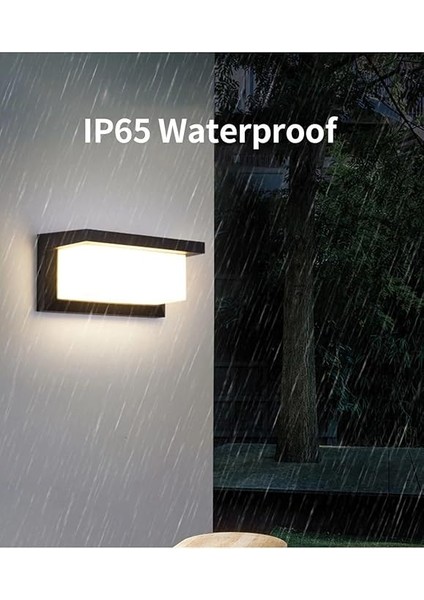 Aydınlatması LED Işık 25CM E27 Duylu Zita Ultra Şapkalı Bahçe Duvar Aplik Su Geçirmez fırsatları