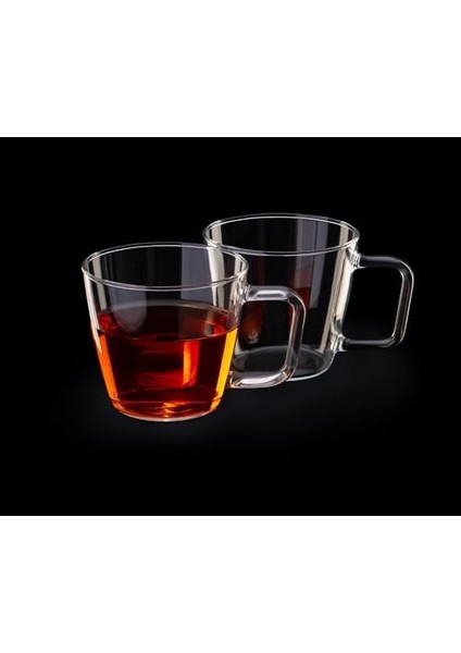 Charme 2'li Cam Kupa Seti – 250 ml – Dayanıklı Borosilikat Cam – Kurşun ve Kadmiyum Içermez – Şeffaf fiyatları
