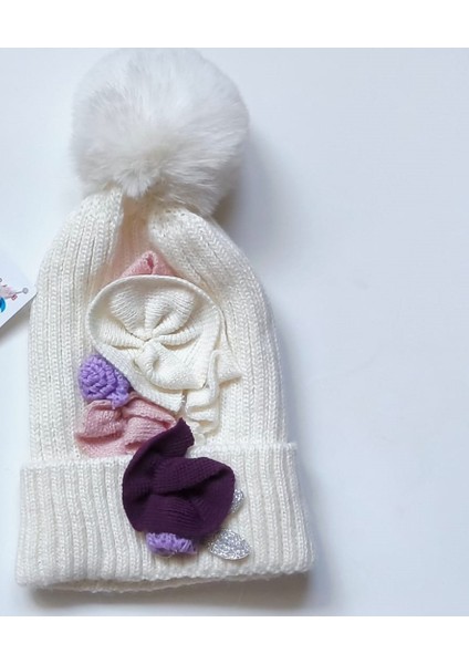 Recors My Baby Kumsal 0 - !8 Ay Kız Bebek Yün Hattuş Bere Şapka