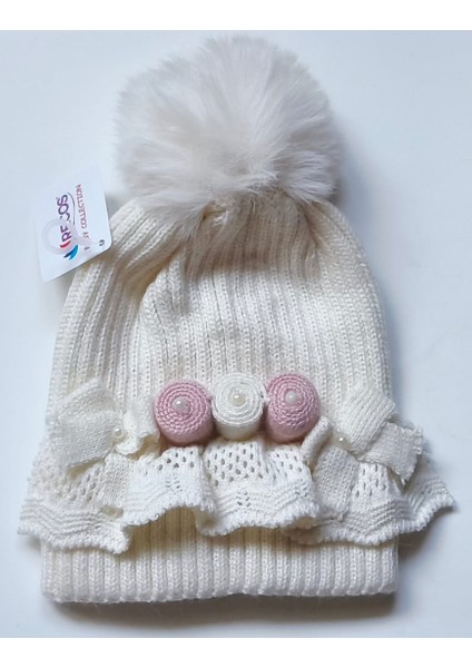 Recors My Baby Kumsal 0 - !8 Ay Kız Bebek Yün Hattuş Bere Şapka