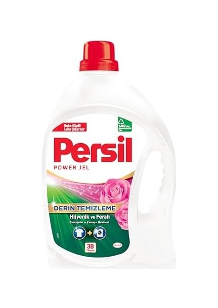 Persil Sıvı Çamaşır Deterjanı Jel Gülün Büyüsü 38 Yıkama