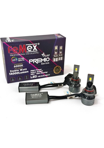 Toyota Avensis (2009-2015) Araçlar Için LED Xenon Uzun Far Aydınlatma Ampulu Femex Premio Plus Hb3 fiyatları