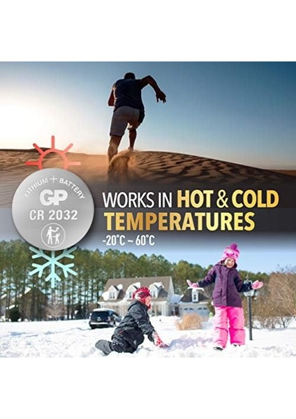 Batteries CR2032, 5&apos;li Kart, Lityum Düğme Pil, 3 Volt modelleri