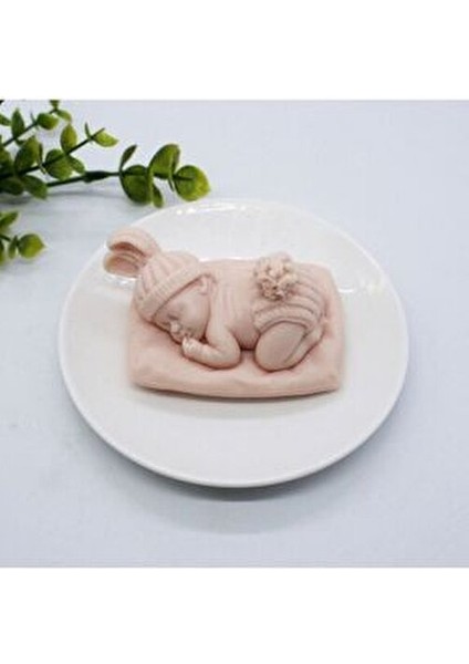 Bebek Silikon Mum Kalıbı Esnek Yapı ile Hediye Yapımına Uygun 8 x 6 cm modelleri