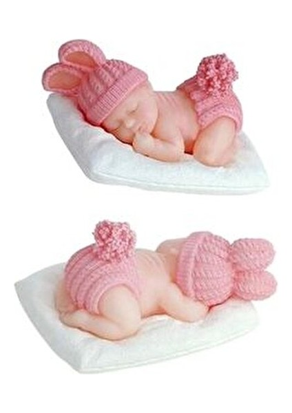 Bebek Silikon Mum Kalıbı Esnek Yapı ile Hediye Yapımına Uygun 8 x 6 cm fırsatları