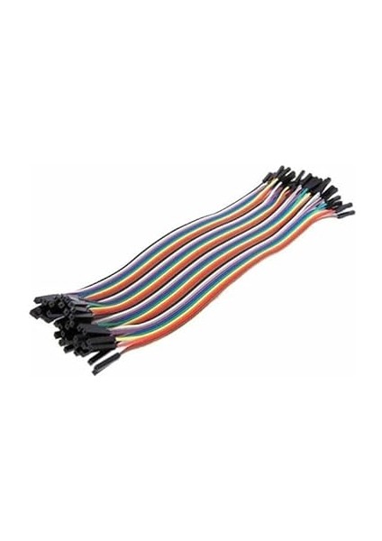 40 Adet Dişi-Dişi Jumper Kablo 10 cm