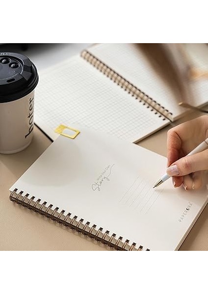 Siyah Kraft Karton Kapak 70 Yaprak 110 Gram Kareli Not Defteri fırsatları