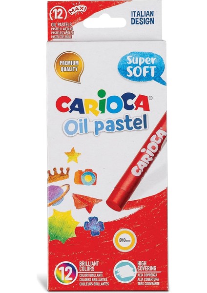 Yağlı Pastel Boya Kalemi 12'li