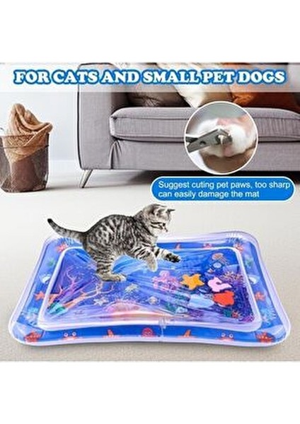 Su Duyusal Oyun Matı Kediler İçin Eğlenceli Oyun Deneyimi 95 gr Türkiye Menşeli