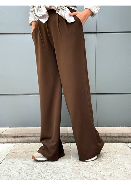 Krep Gabardin Kumaş Palazzo Pantolon modelleri