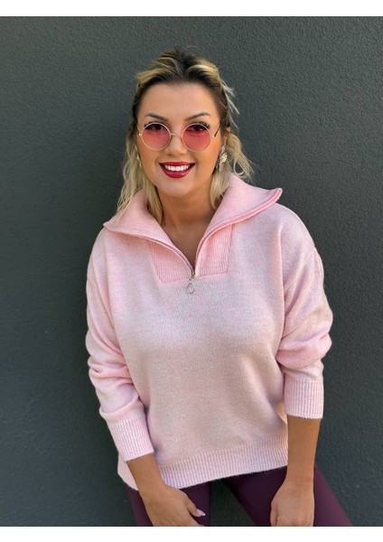 Yarım Fermuar Basic Yün Kazak fiyatları